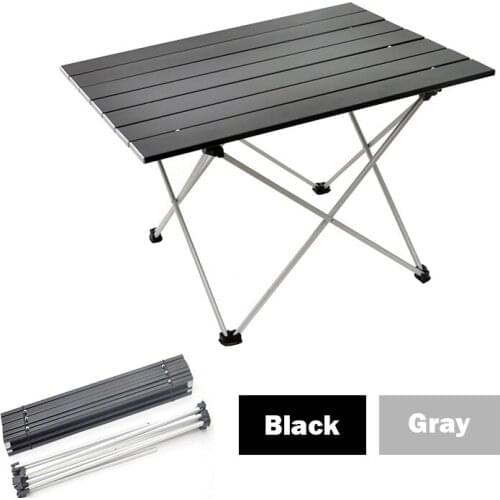 Aluminum Alloy Bbq Table Portable Ultralight Folding Camping Foldable picnicTable Indoor Foldable Outdoor Dinner Desk