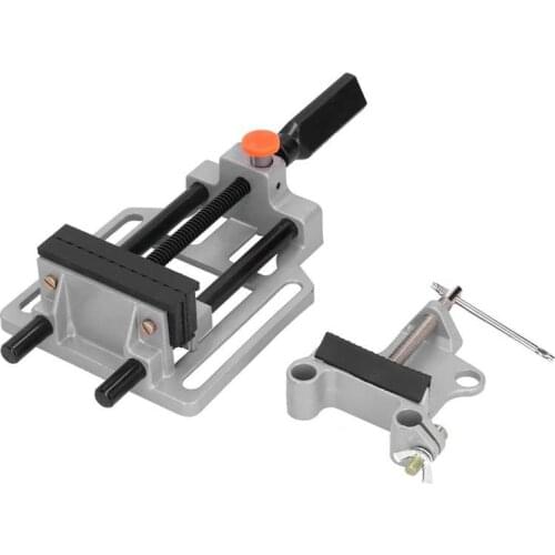 100mm Stainless Steel Clamp Press Vise Flat Push Clamping Bench Drilling Vice Machine Hand Operated Tools