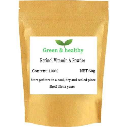 100% Retinol Vitamin A Powder Reducing Acne Removing Spots Anti aging Anti Wrinkle Beauty free shipping