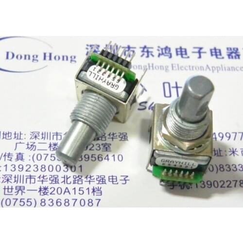5pcs American Standard GRAYHILL photoelectric encoder, with press switch, 62SY15019 code switch