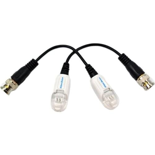 6000L HD BNC To UTP Cat5/5e/6 Video Balun HD Transceivers Adapter Transmitter Support 720P/1080P,AHD/CVI/TVI Camera