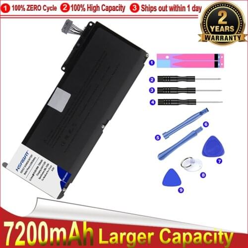 HSABAT 0 Cycle Battery for Apple MacBook 13.3" A1331 A1342 Unibody MC516LL/A MC233LL MC207LL/A 020-6809-A 661-5391 Accumulator