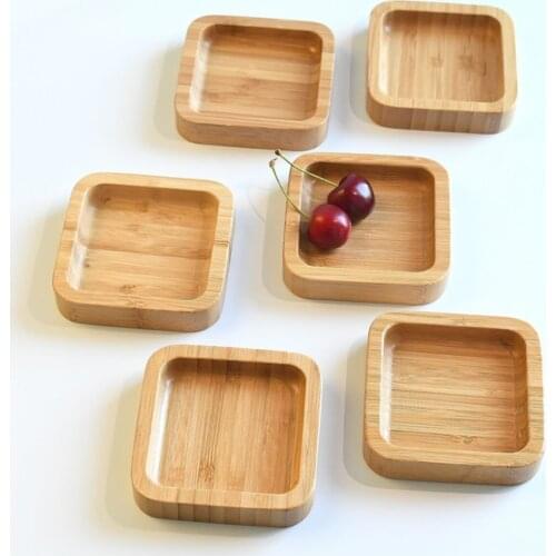 Art-Bamboo Square Çerzezlik - 6 Pieces