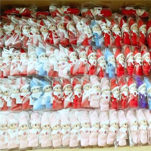 Free Shipping 100 pcs/lot New born baby Decorations Baby Elf Doll Toy Baby Elves Dolls Childrens Toys Baby Mini Doll