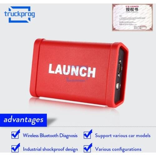 LAUNCH X431 HD Heavy Duty Adapter Box X431 HD Module Truck Diagnostic Adapter + Launch X431 10inches Pad