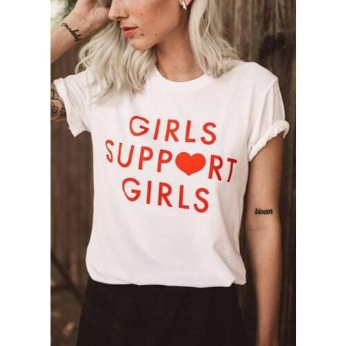 Girls support girls shirt feminist feminism T-shirt support your local girl gang tumblr t shirt hipster grunge instagram tees