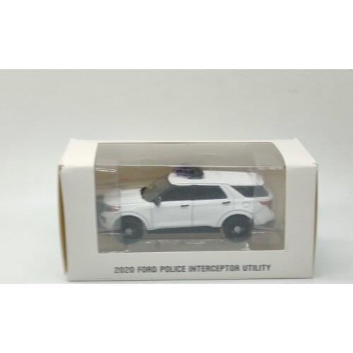 GreenLight 1:64 2020 Ford Interceptor Utility White Alloy toy cars Metal Diecast Model Vehicles For Children Boys gift hot