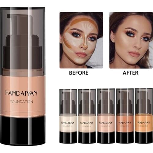 HANDAIYAN Body Liquid Foundation Concealer Waterproof Body Face Self-tan Lotion Wheat Colored Face Makeup