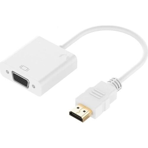 HDMI-compatible to VGA HD 1080P video display converter male to female for HDTV TV-Box projector laptop