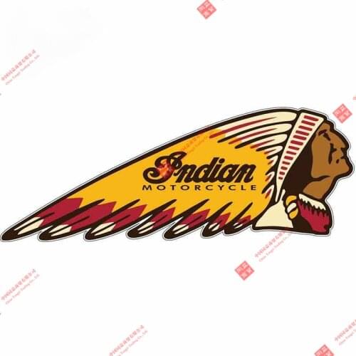 Hot Indian Motorcycle War Bonnet Car Stickers Helmet Sunscreen Vinyl JDM Bumper Sunscreen Camper Decal