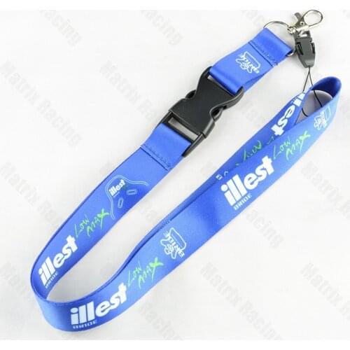 JDM Style illest BRIDE Cellphone Lanyard JDM Refitting Racing Car Keychain ID Holder Mobile Neck Strap with Quick Release