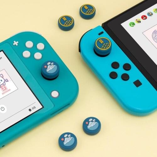 China Style Soft Thumb Stick Grip Cap Joystick Protective Cover For Nintendo Switch NS Lite Joy-con Controller Thumbstick Case