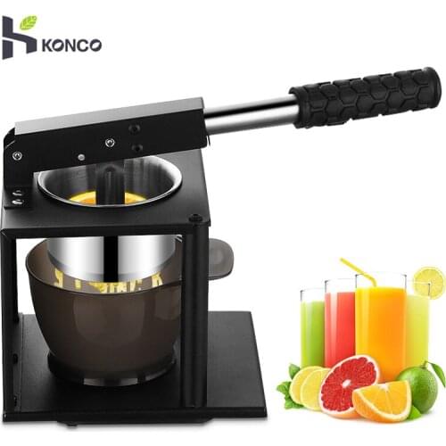 KONCO Stainless Steel Manual Juicer Fruit Extractors Fruit Squeezer Orange Lemon Jucier