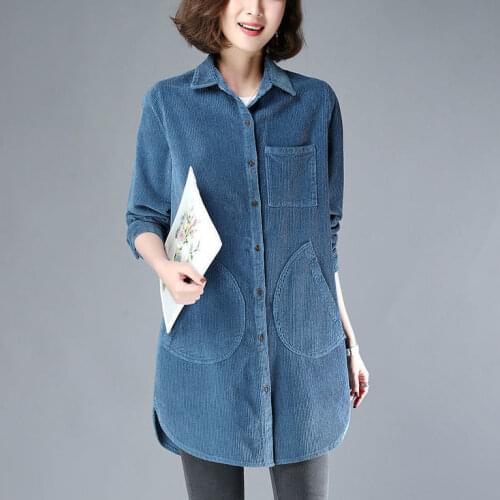 Luyaoskyen Women's Corduroy Shirts