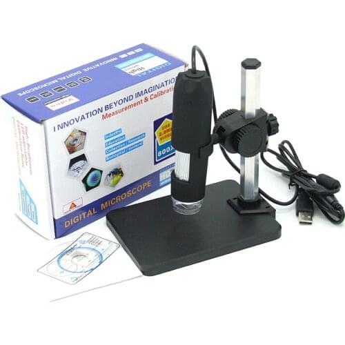 2MP 1-50X/800X USB Microscope For Science Inspection Handheld Endoscope