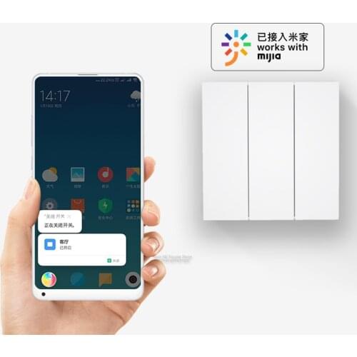 PTX Wall SwItch Remote Control Wireless Key Light Switch Zero Line Smart Life WIFI Switch for Mijia APP