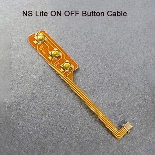 For Switch Lite ON OFF Button Flex Cable Built-in Copper wire Boot Ribbon Flex Cable For NS LITE