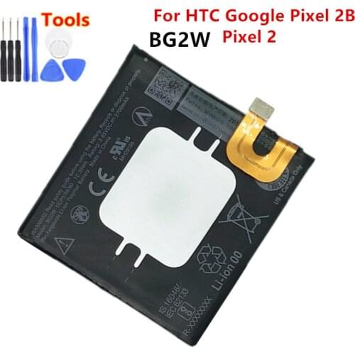 Original Battery 2700mAh BG2W For HTC Google Pixel 2B Pixel 2 batteries + Free Tools