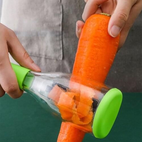 Storable Fruit Vegetable Peeler With Non-slip Handle Manual Vegetable Slicer Carrot Potato Peeler Kitchen Accessories