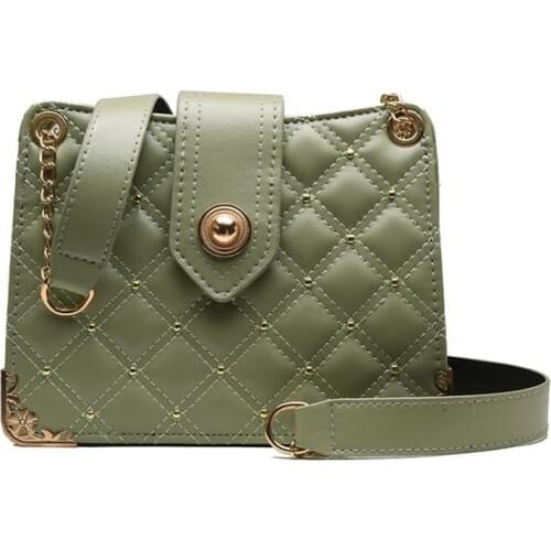 2020 Fashion Designer Crossbody Bags for Women Chain Strap Shoulder Bag Handbag High Quality PU Leather Women Messenger Bags