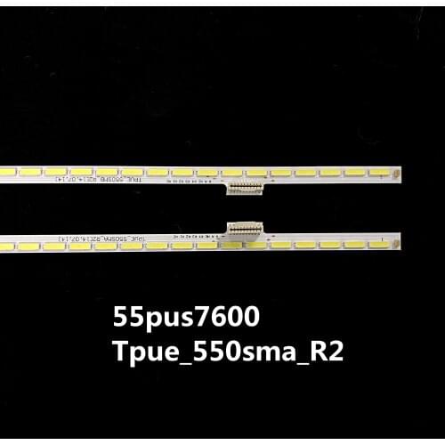 Led bakclight lâmpada tira 84 lâmpada para p hilips 55pus7600 tpue_550sma_r2 tpue_550smb_r2