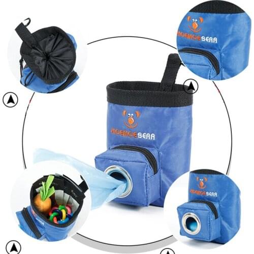 Outdoor Portable Dog Training Treat Bags Doggie Feed Pocket Large Capacity Pet Snack Bag Pouch Puppy Reward Waist Bag