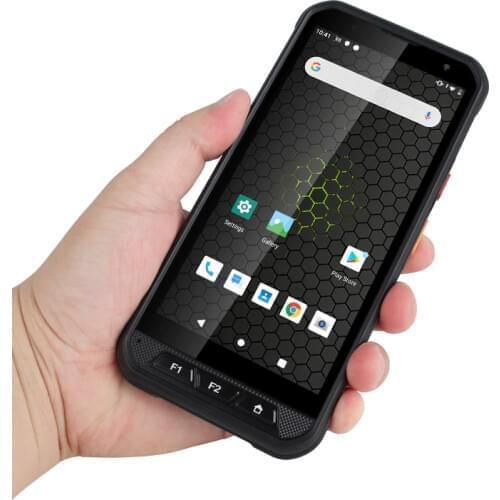 UNIWA V9C Portable Handheld 1D 2D QR Barcode Scanner IP68 Waterproof 5.7 Inch 4G LTE NFC SDM450 Android 9.0 Smartphone