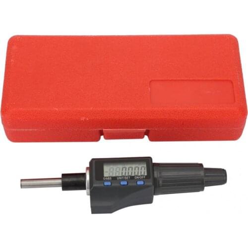 High Accuracy 0.001mm Digital Micrometer Head 0-25mm Electronic Micrometer Head Support Unit Convert