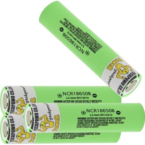18650 rechargeable battery li-ion ncr18650b lithium batteries 3400mah 3.7V Moscow Warehouse Fast delivery 18650 charger