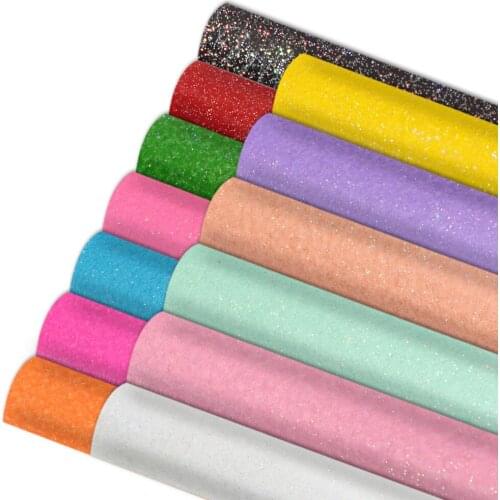 David accessories 20*33cm Transparent Glitter Laser Dots Synthetic Leather Sheets in Crafts DIY Handmade Materials,1Yc13120