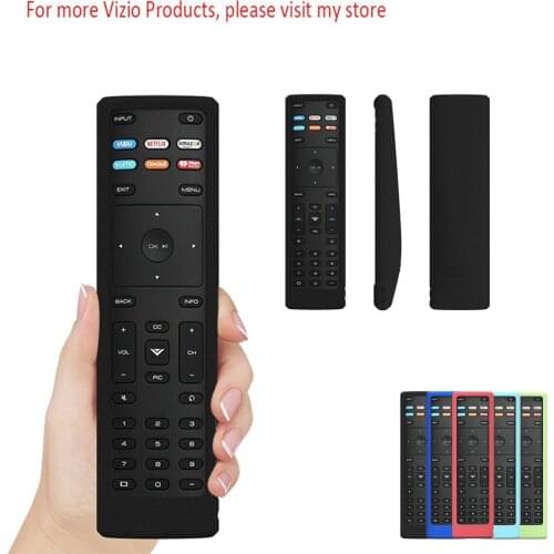 For Vizio XRT136 SmartTV Remote Remote Loop Silicone Protective Cover Shock-proof Controller Stick Shell Anti-fall Skin-Friendly