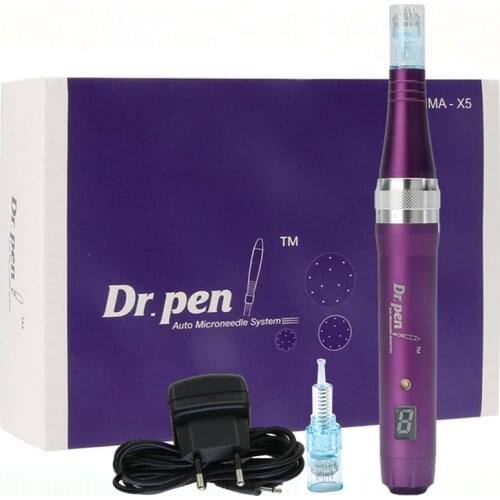 Ultima Dr.pen X5 Wireless Derma Roller Pen Digital Display 12pin Micro Needle Cartridge For Microneedling Therapy MTS