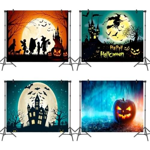 Children Birthday Party Hallowe Photography Photo Background Pumpkin Background Photo Background Cloth Decoration Supplie 125*80