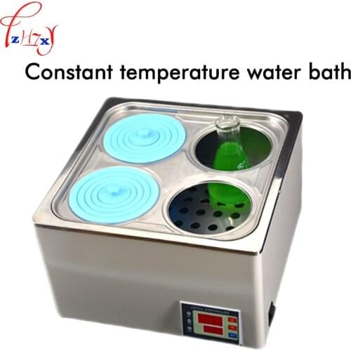 HH-4 Thermostatic Water Bath Pan 304 Stainless Steel 4 Hole High-grade Digital Display Electric Thermostatic Water Bath 220V