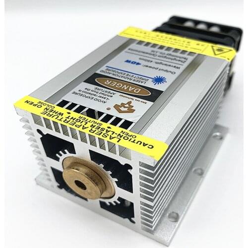 40W laser head, blue laser module, fast engraving speed, high transmittance, can engrave stainless steel and oxidized metal