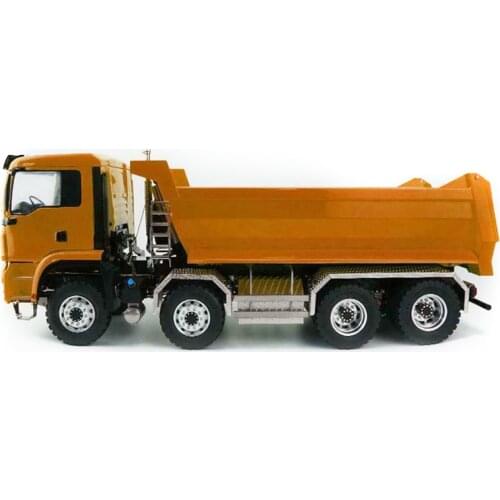 LESU 8*8 1/14 RC DIY MAN Model Front Hydraulic Lifting Dumper Truck Painted ESC THZH0485-SMT2