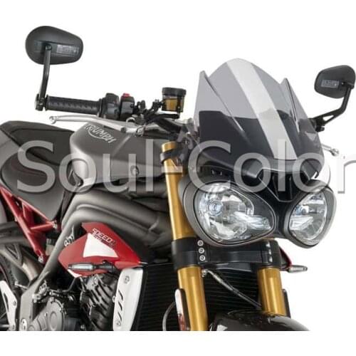 Motorcycle WindScreen Windshield Sports Touring Deflector Fits For TRIUMPH SPEED TRIPLE 2016-2020 STREET TRIPLE R/RS 2017-2019