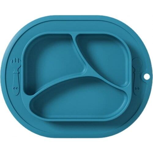 Feeding Bowl Edge Protrusion Sucker Plate Large Area Suction Cup Heat-resistant Food Grade Material Baby Feeding Sucker Dishes