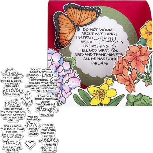 May This Amazing Love Touch Your Heart Clear Stamps Phrases Kids Transparent Silicone Stamp 2020
