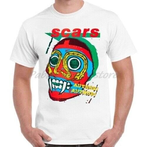 Scars Author Author Post Punk Rock Retro T Shirt men cotton tshirt summer brand t-shirt bigger size drop shipping