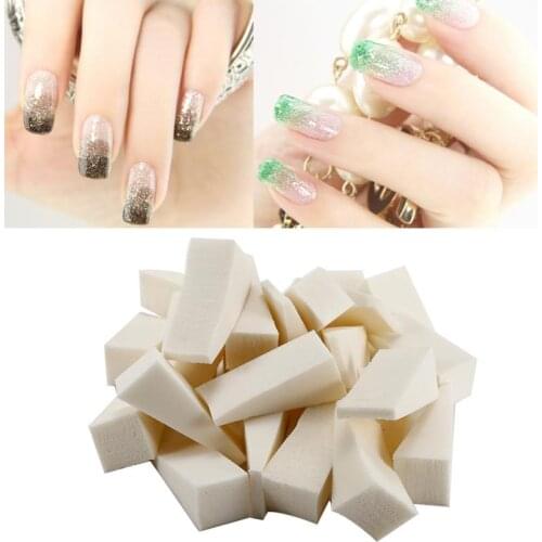 24pcs Manicure Kits Sponge Nail Art Polish Gradient Color Changing Stamping Sponge Easy Transfer DIY Manicure Tools