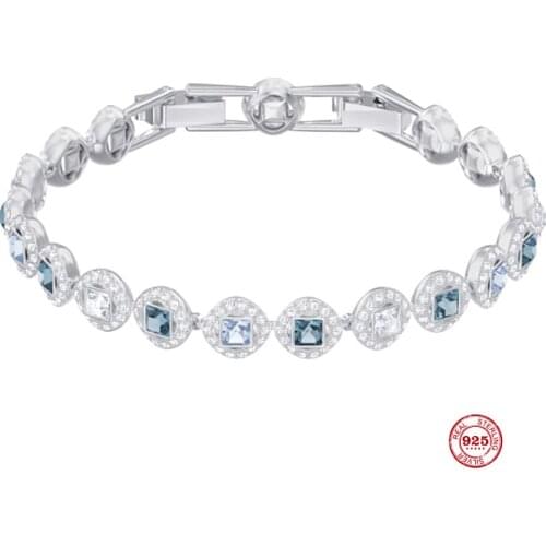 2020 New Fashion Charm Pure 925 Silver Original 1:1 Copy, Simple Low-key Gorgeous Wild Bracelet Female Luxury Jewelry Gifts