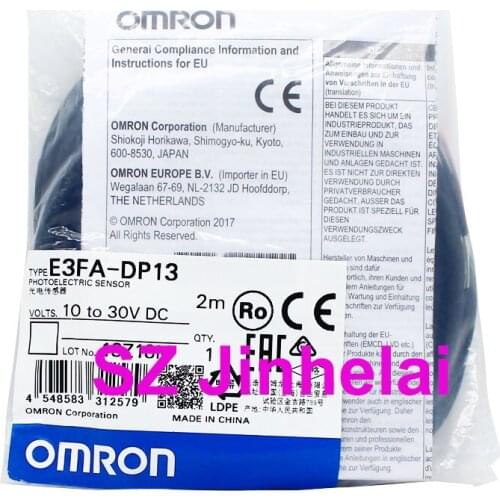 OMRON E3FA-DP13 Authentic Original Photoelectric Switch PNP 2M 10-30VDC