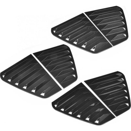 Pair of Side Vent Window Scoop Louver Trim Car Modification Fit for R Mk7/Mk7.5 2013-2020 Car Window Louver Window Scoop Cover