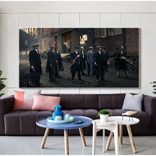 Posters and Prints Peaky Blinders Cillian Murphy TV Show Poster Wall Art Picture Canvas Painting for Room Home Decor