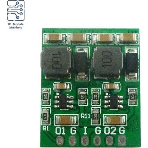 10W Dual Output DC DC Step-Down Converter DC 12V 5V 3.3V Voltage Regulator Board L/H Version Converter Module 550KHz