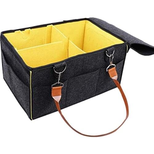 Portable Baby Diaper Caddy Organizer Large Size Nursery Essentials Storage Bins For Changing Table Or Car Travel Basket