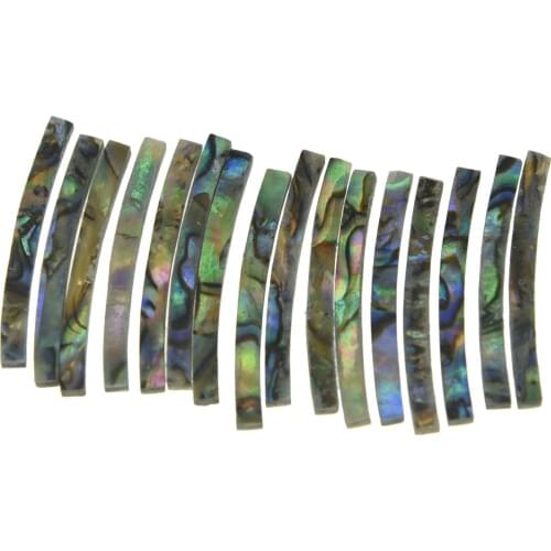 KAISH Guitar Rosette Paua Abalone Shell Curved Strips Guitar Sound Hole Inlay 2mm 3mm 4mm width