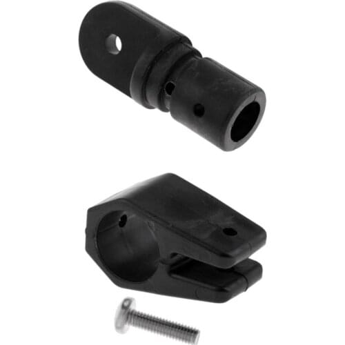 22mm 7/8" Internal Insert Tube Eye End Cap & Nylon Jaw Slide 25mm 1"