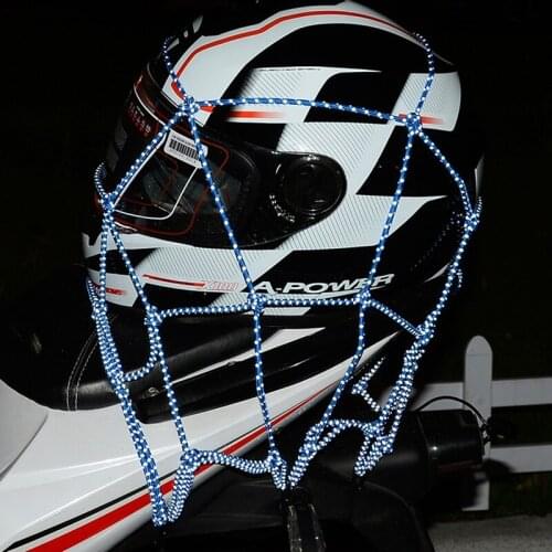 Motorcycle net Net bag Luggage net cover Helmet boot strap Elastic rope Reflective pocket Fixed network Binding belt